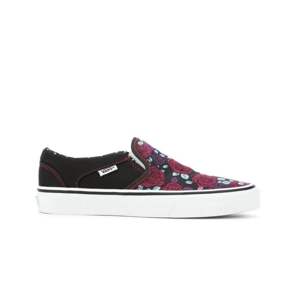 Vans Asher Romantic Floral Classic Slip-On Skate Sneaker - Picture 4 of 14